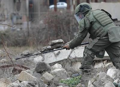 نظامیان روسیه حدود 5 هزار مورد مواد منفجره را در قره باغ خنثی کرده&zwnjاند