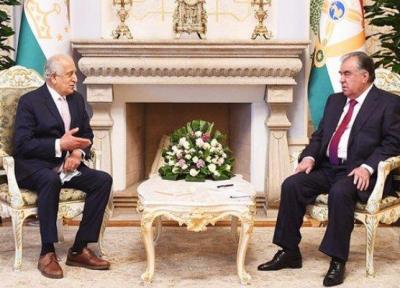 خلیل زاد با رئیس جمهور تاجیکستان ملاقات کرد
